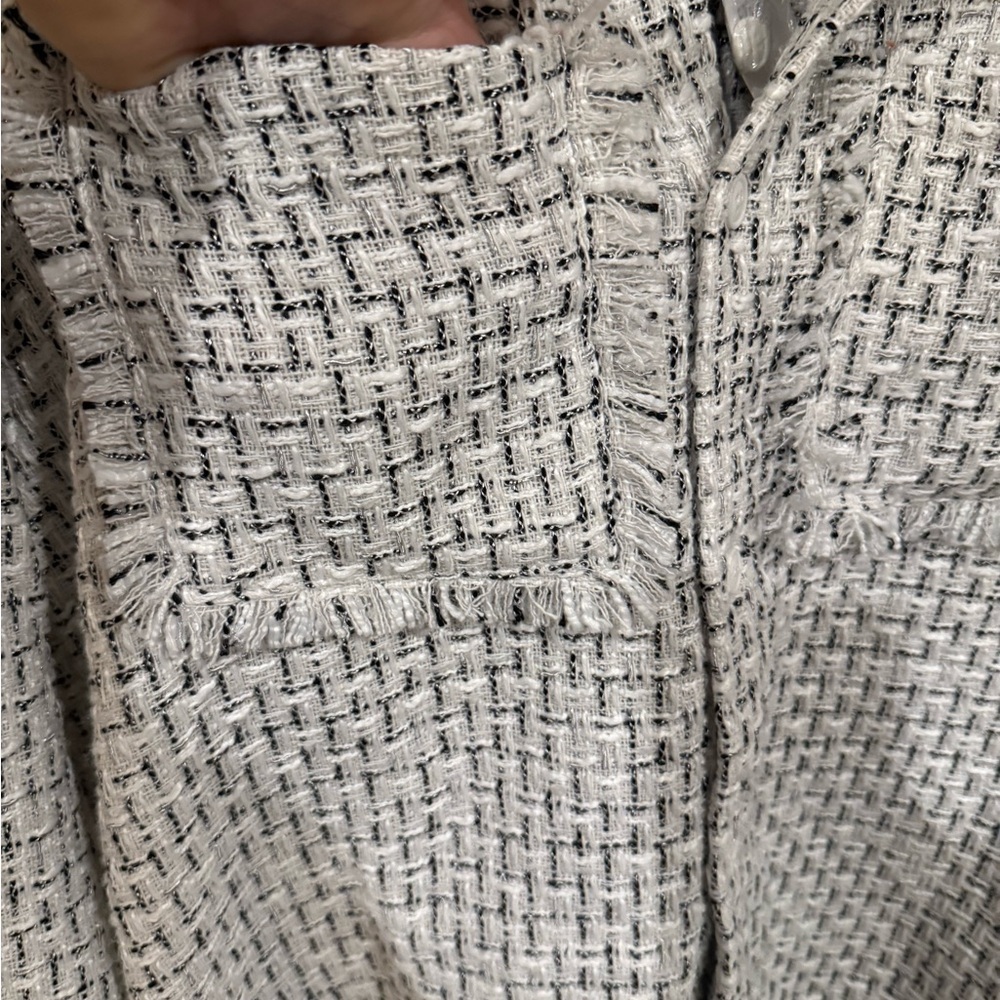Forever 21 Black and White Tweed Blazer - Picture 3 of 5